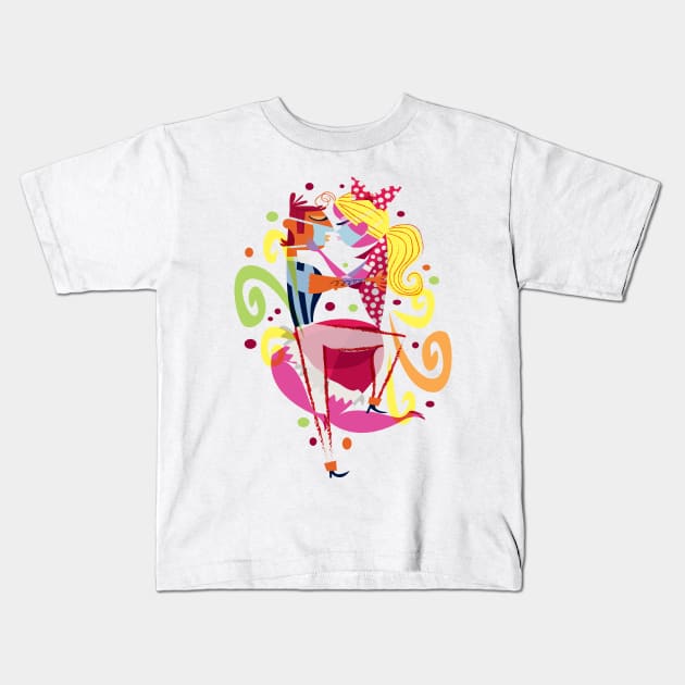 Quarantine Love Kids T-Shirt by Sauher